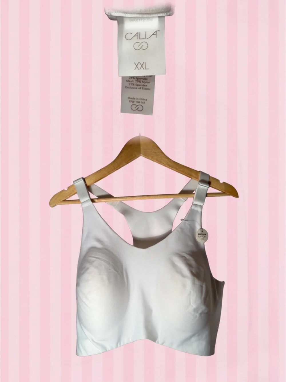 CALIA by Carrie Underwood White High-Support Seamless Sports Bra